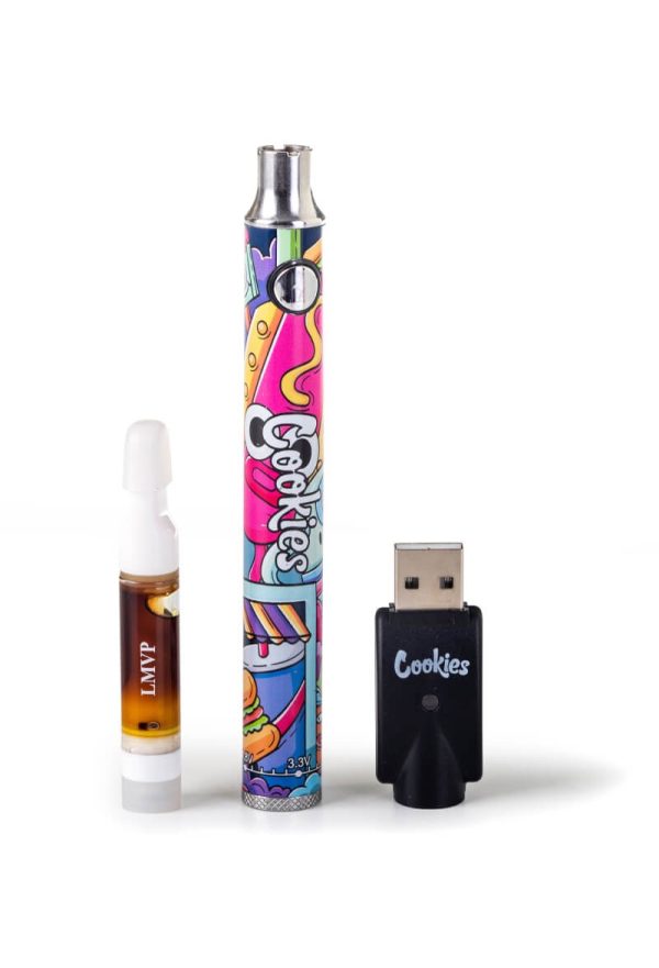PEN @ BATTERY + 85% THC DISTILLATE - 1ml CARTRIDGE BUNDLE