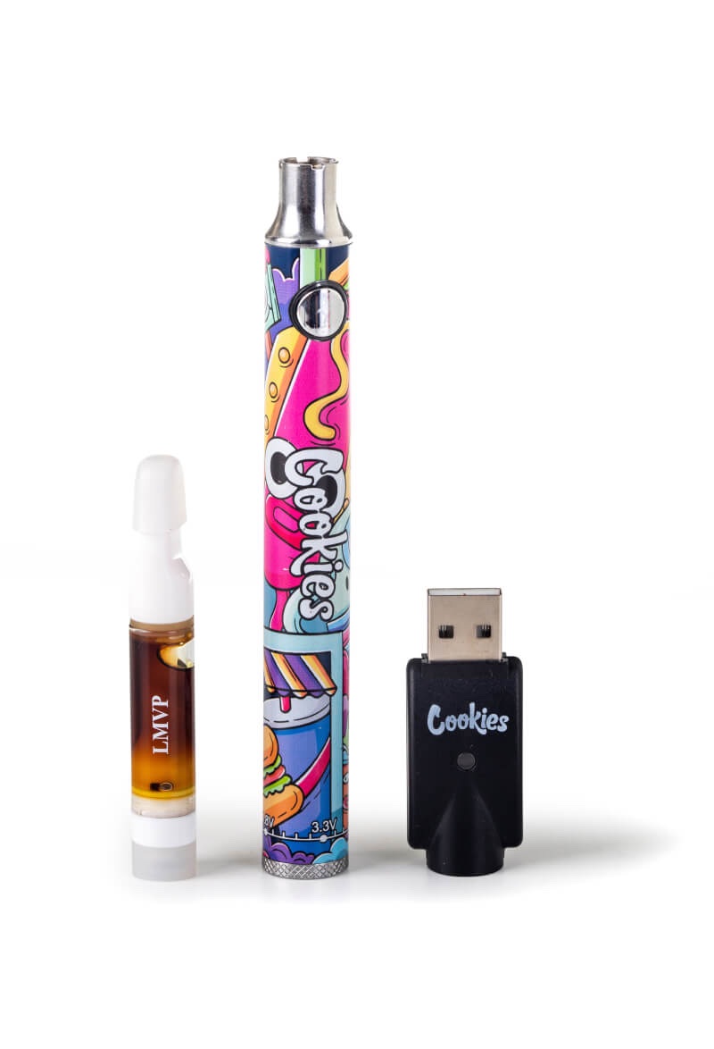 PEN @ BATTERY + 85% THC DISTILLATE - 1ml CARTRIDGE BUNDLE