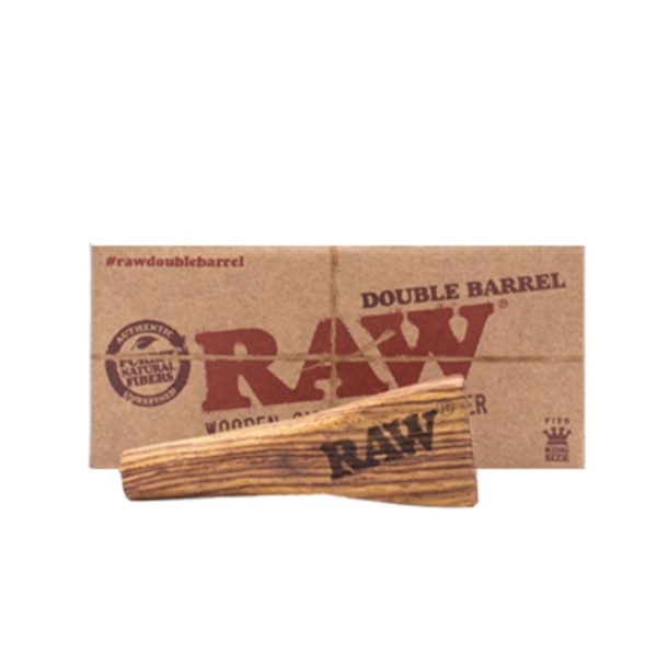 RAW - WOODEN HOLDER DOUBLE BARREL