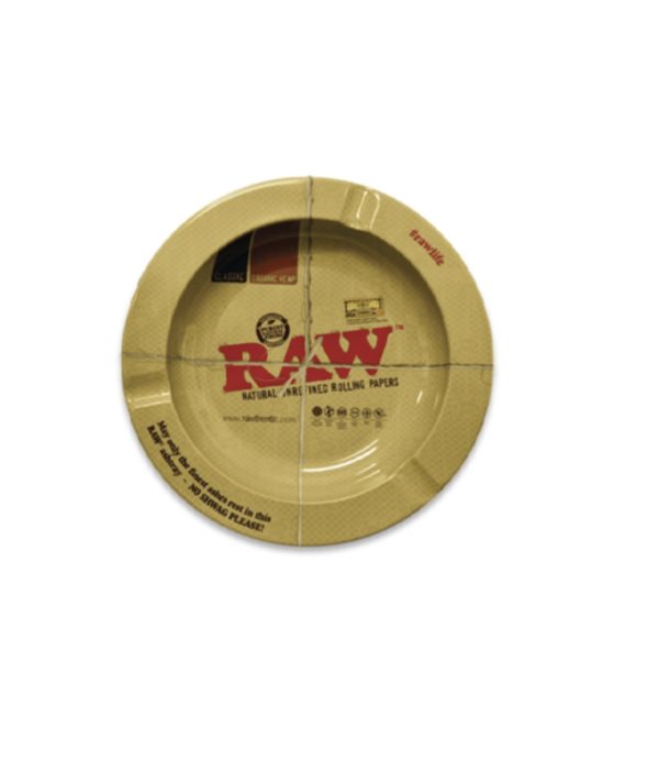 RAW ASHTRAY - METAL ROUND MAGNETIC